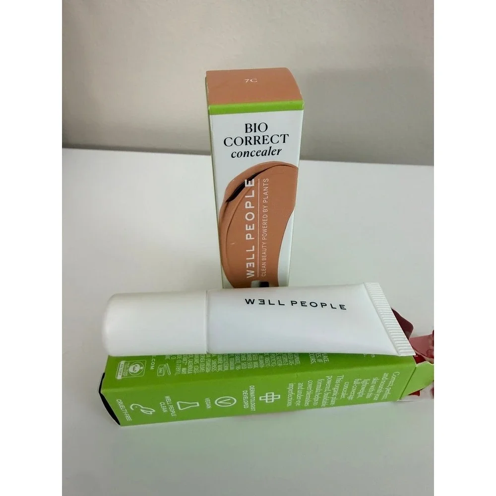 Well People Bio Correct Concealer 7C Tan Cool 0.3oz 2pk NWT